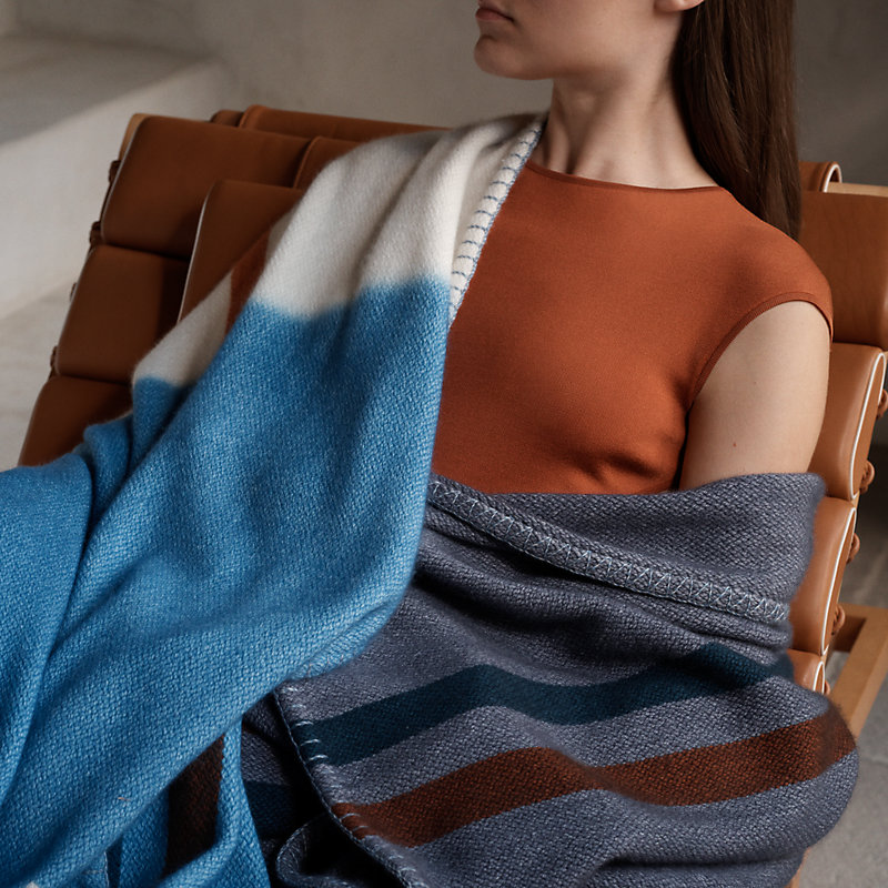 エルメス　ブランケット エルメスブランケット アヴァロン ピンク/オレンジ レディース